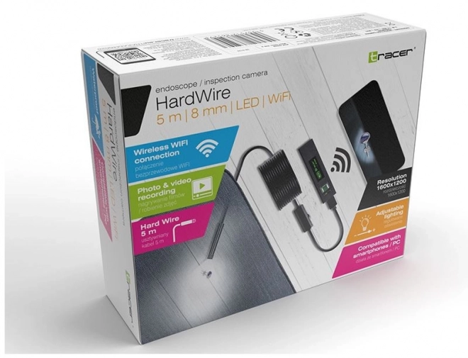 Endoskopska kamera HardWire 5M 8MM LED WIFI