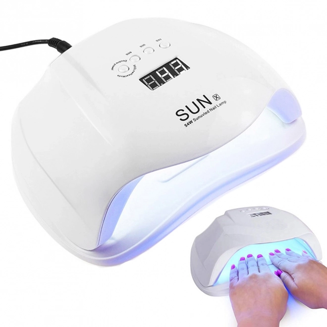 Svetilka za nohte UV/LED s hibridnimi geli in geli
