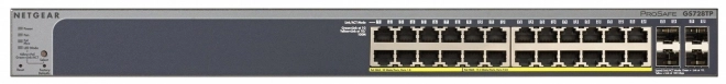 Stikalo NETGEAR GS728TP Smart 24xGE PoE 4xSFP