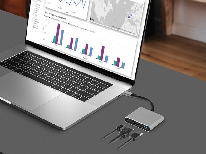 Večnamenski adapter Tracer A-1 USB-C HDMI 4K