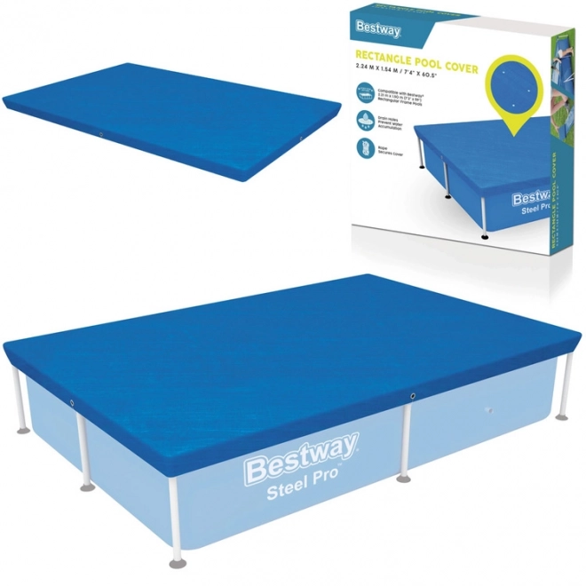 Pokrov za pravokotne bazene Bestway 224x154 cm