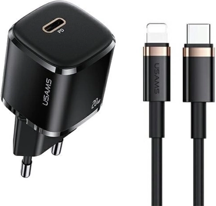 Omrežni polnilec 1× USB‑C 20 W s kablom Lightning PD 3.0 – Lightning