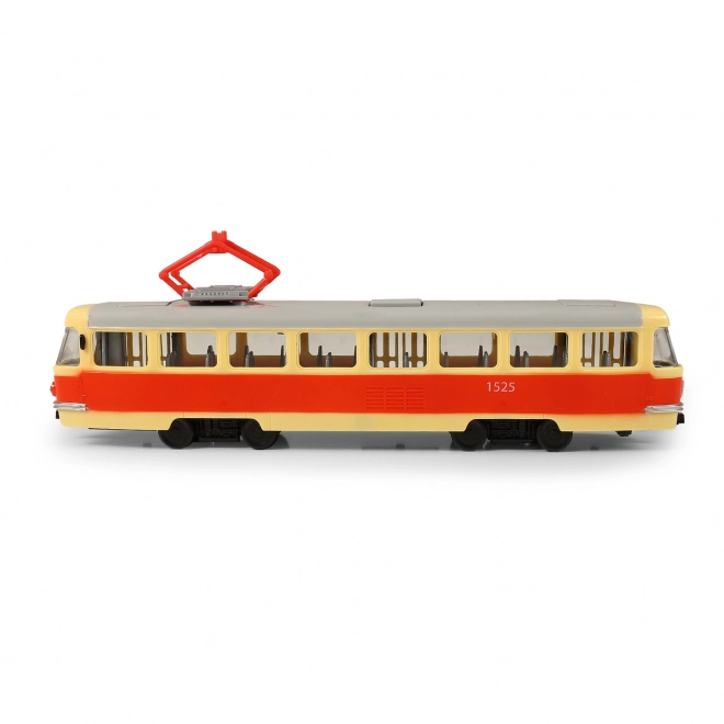 Tramvaj, ki obvešča o postajah