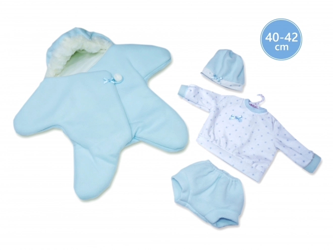 Llorens M740-37 oblačilo za lutko dojenčka NEW BORN velikosti 40-42 cm