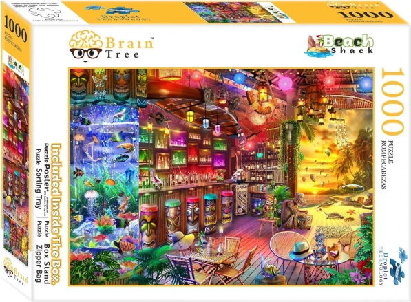 Sestavljanka Brain Tree plaž bar 1000 koščkov