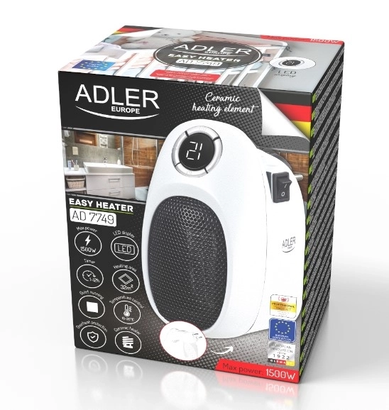 Adler AD 7749 Termo ventilator - Easy heater