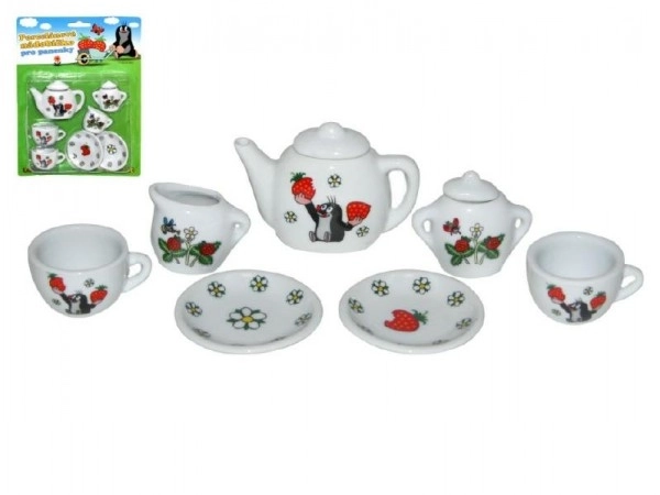 Čajna porcelanasta garnitura - Krtek