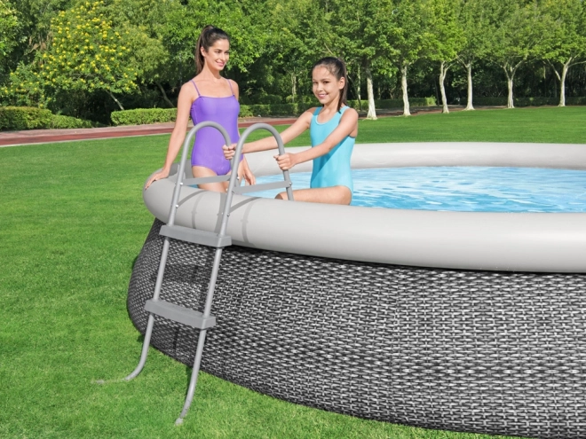 Bestway kovinski bazenski lestev 84 cm