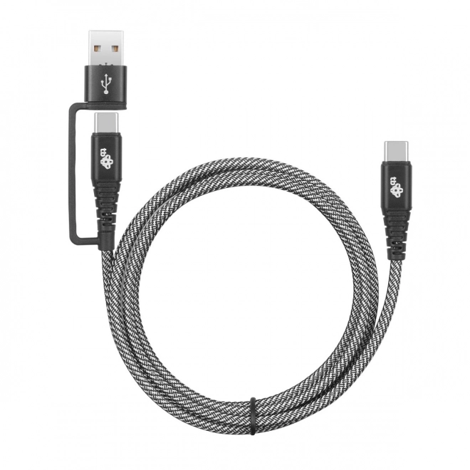 Kabel 2v1: USB-C in USB A z dolžino 1,2 m