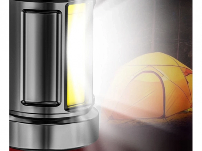 Polnilni LED reflektor za kampiranje