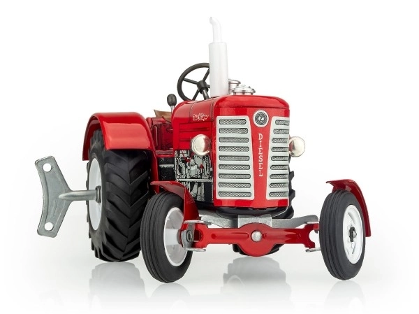 Traktor Zetor 50 Super rdeč na ključ kovina 15cm 1:25 v škatli Kovap