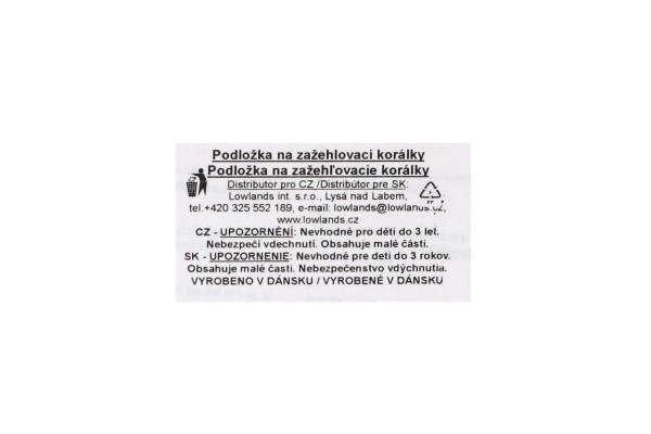 Podloga za likalne perlice Hama MIDI slon, pingvin, kuža plastika 3 kosa na kartici 12x18x3cm