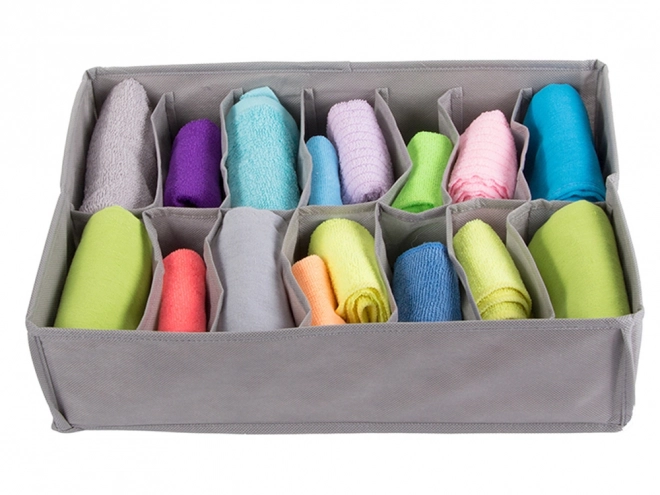 Tekstilni organizator za perilo s 14 predelki
