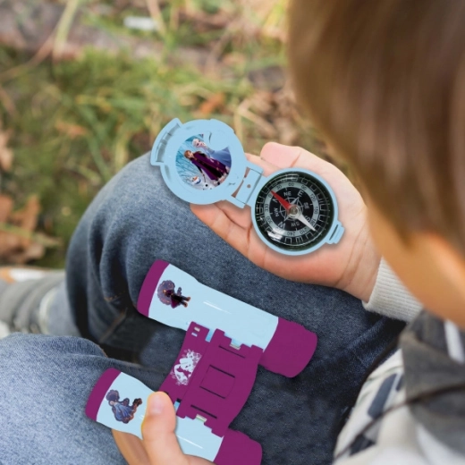 Oprema za raziskovalce: daljnogled in kompas za igro