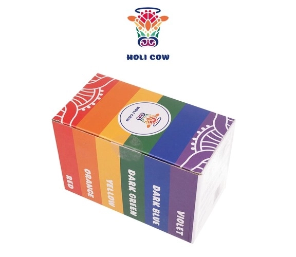 Barvni prah Holi - 6 x 100 g