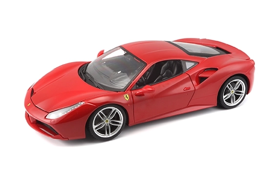 Kovinski avto Ferrari 488 GTB rdeč