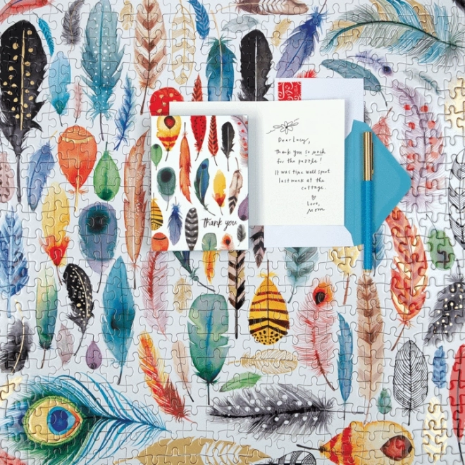 Puzzle Perje 500 koščkov Galison