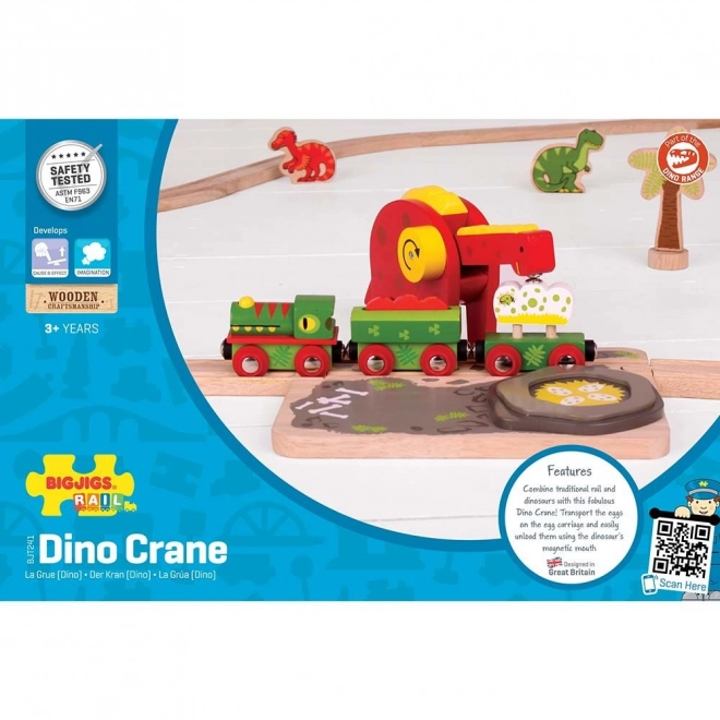 Bigjigs Rail Dinosavrski žerjav