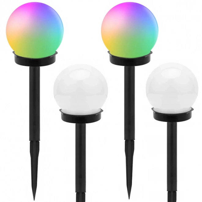 Solarni vrtna RGB kroglaste svetilke