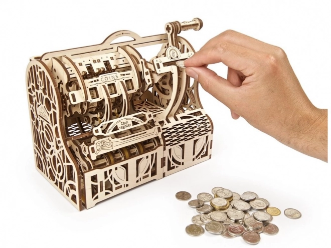 Ugears 3D lesene mehanske puzzle Blagajna