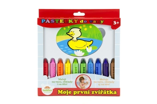Barvice za kopel - Moje prve živalice 10 kosov