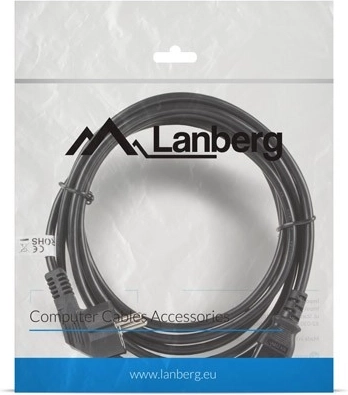 Napajalni kabel LANBERG CEE 7/7 – IEC 320 C13, 3 m, črn, VDE