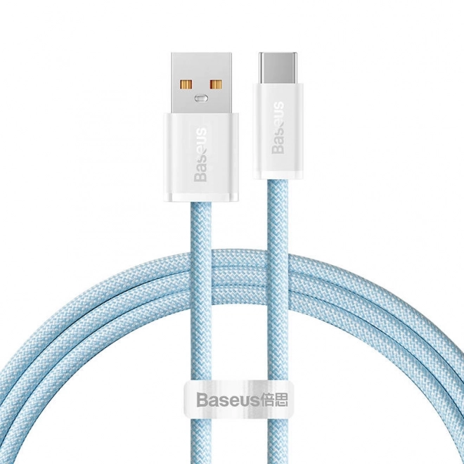 USB na USB-C kabel Baseus Dynamic, 100 W, 1 m, modra