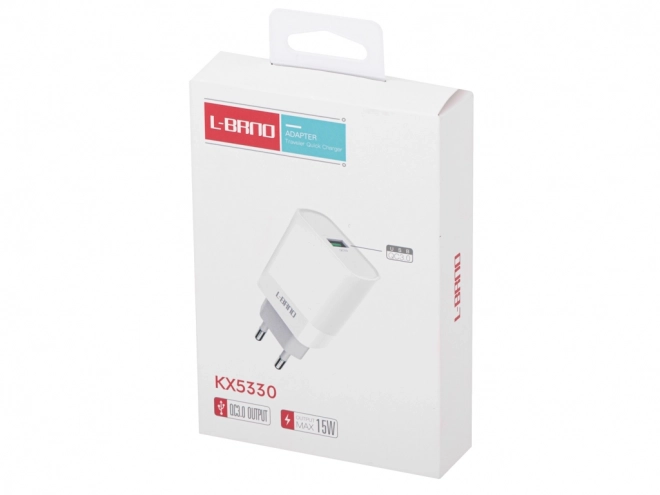 Bela hitra USB polnilna naprava 15W