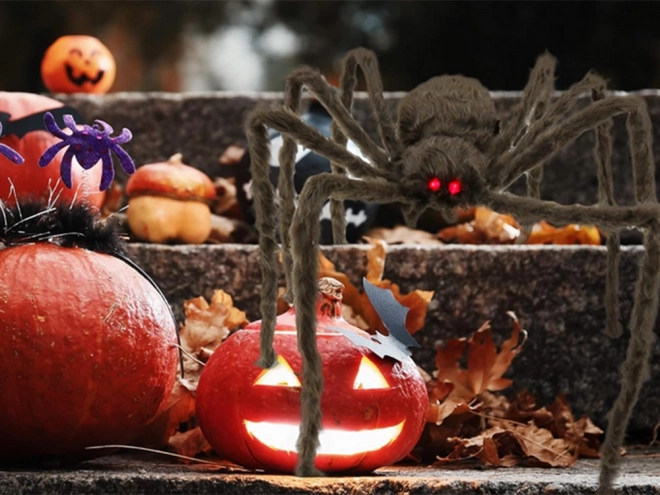 Halloween velikanski okrasni pajek tarantela