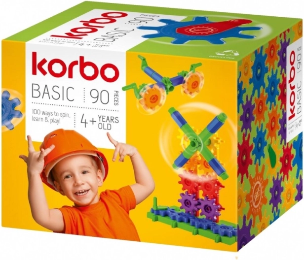 Gradbeni komplet Korbo Basic z 90 deli