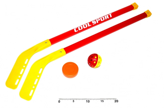 Hokejski in florbalni set za otroke - 75 cm