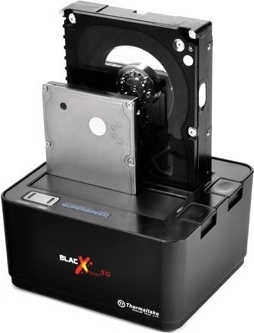 Dokovacia postaja THERMALTAKE BlacX Duet 5G za 2,5"/3,5" HDD/SSD, USB 3.0, črna