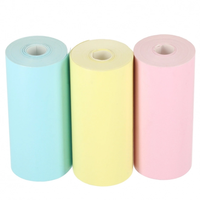 Rola termopapirja za mini tiskalnik 5,7 cm x 3 m 3 kos barvne