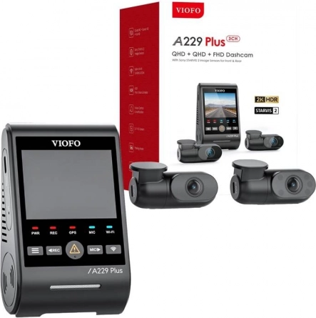 VIOFO A229 Plus avtomobilska kamera z 2K zapisom
