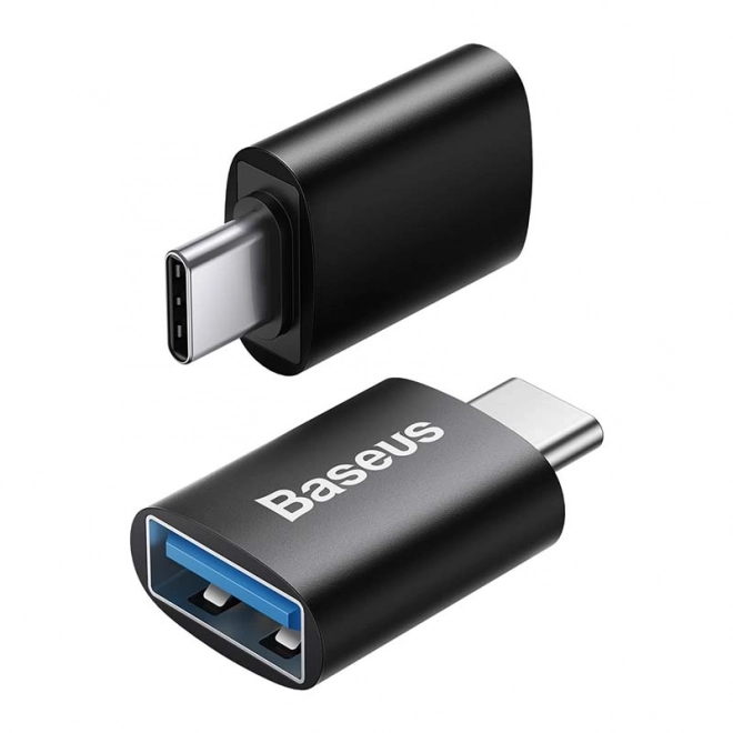 Adapter Baseus Ingenuity USB-C na USB-A OTG črn