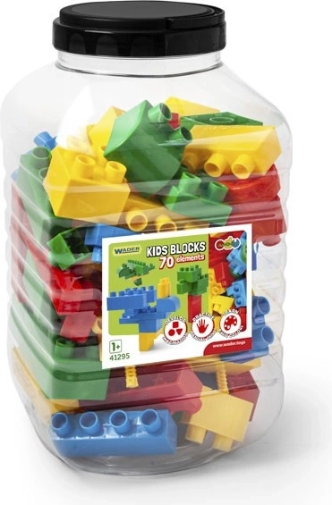Gradbeni kocki v dozi – 70 delov Kids Blocks