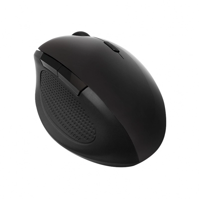 Ergonomska brezžična optična miška 2.4GHz 1600dpi črna
