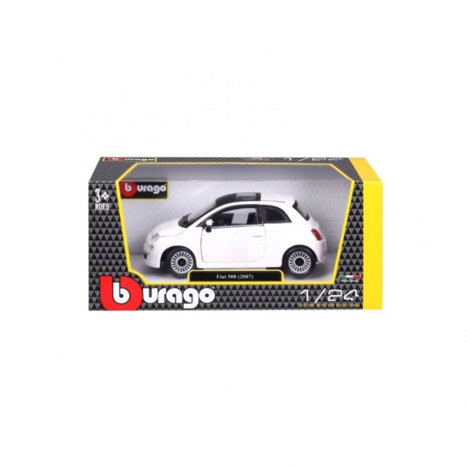 Bburago 1:24 Fiat 500 (2007) Bela