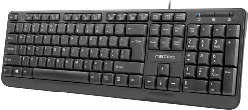 Tipkovnica Natec Trout Slim USB črna