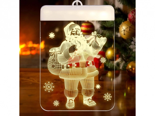 Božična 3D steklena dekoracija za okno