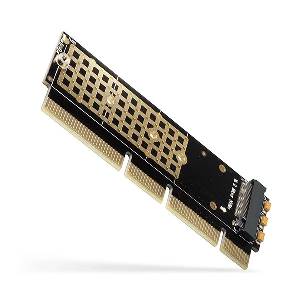 PCEM2-1U notranji adapter PCIe x16/x8/x4, reža M.2 NVMe M-key, 1U