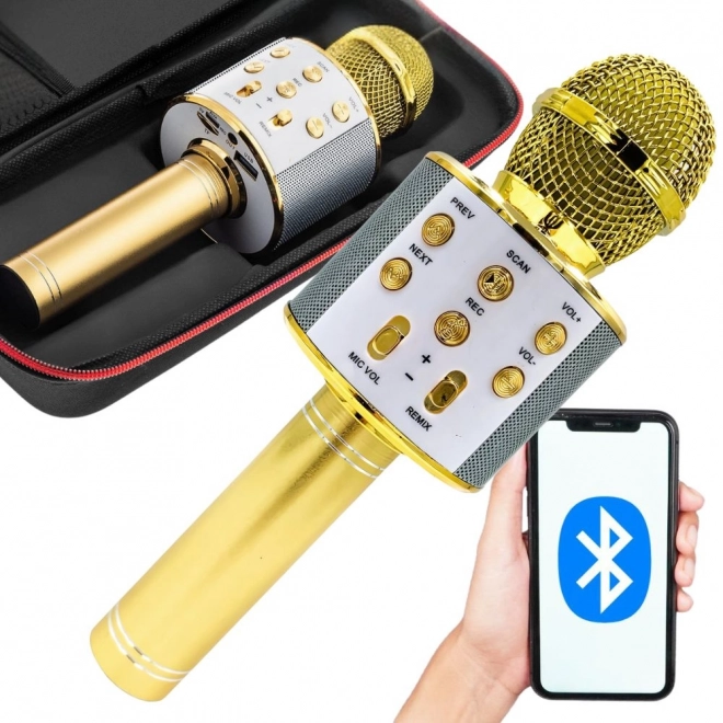 Brezžični bluetooth mikrofon karaoke