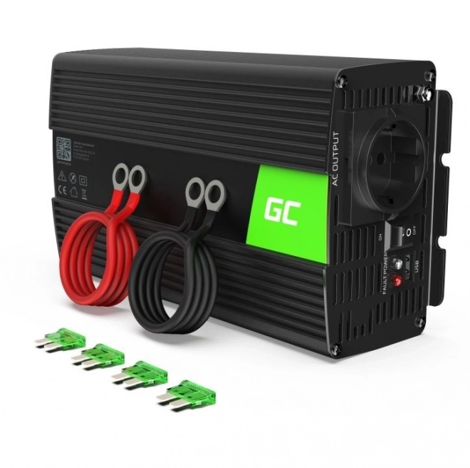 Prenosni pretvornik napetosti Green Cell 12V na 230V 1000W/2000W