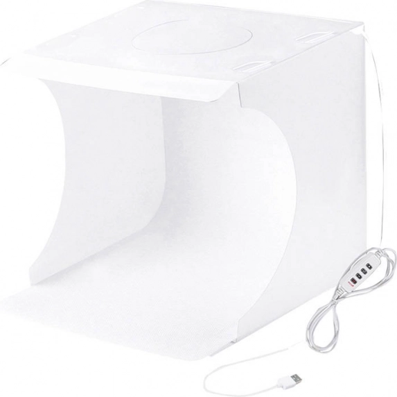 brezsenca fotografski šotor PULUZ 23 cm z LED osvetlitvijo