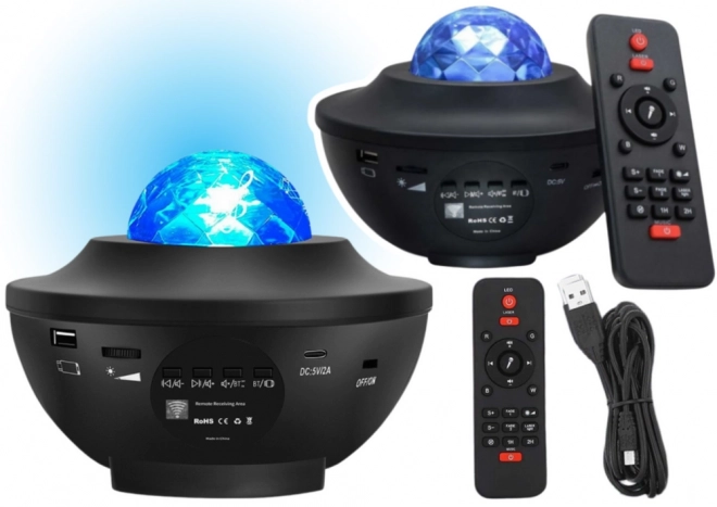 Zvezdni projektor Led zvočnik Bluetooth daljinski upravljalnik