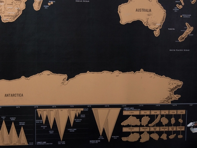 Velika brisalna mapa sveta 82 x 59 cm