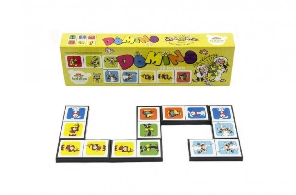 Domino Pridi z nami v pravljico 28ks družabna igra v škatlici 21x6x3cm