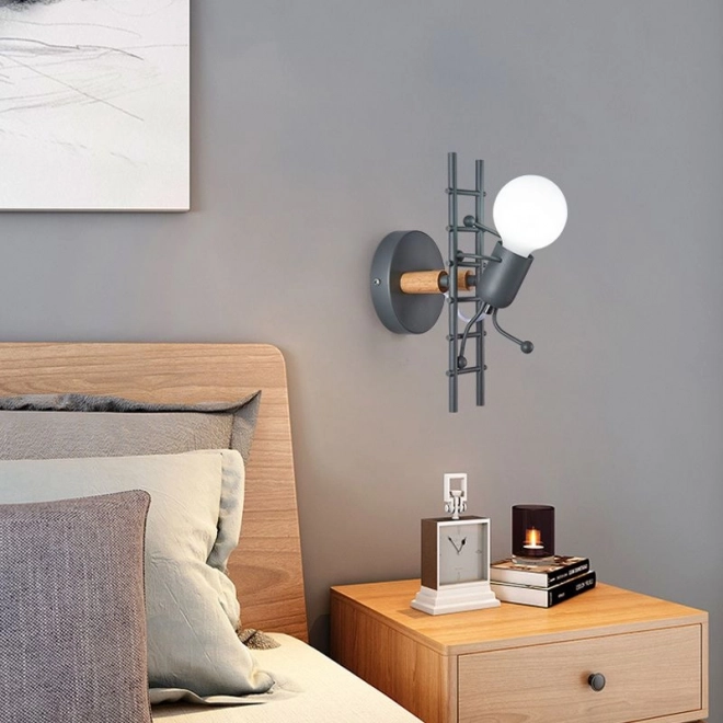 Stenska svetilka Loft Humanoid črna