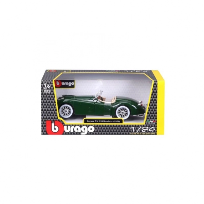 Bburago 1:24 Jaguar XK 120 Roadster (1951) zelena 18-22018