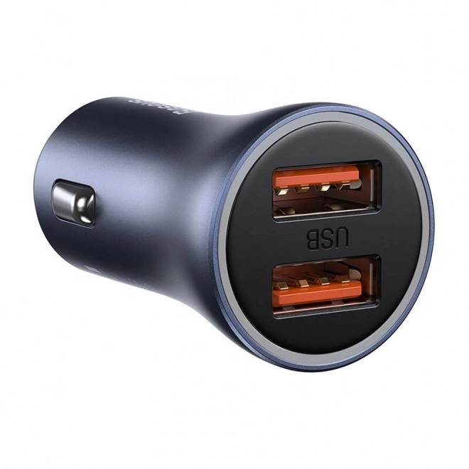 Polnilec za avto Baseus z dvojnim USB in kablom USB-C